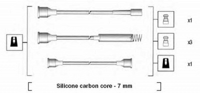 MAGNETI MARELLI 941125350685 -  Комплект проводов зажигания